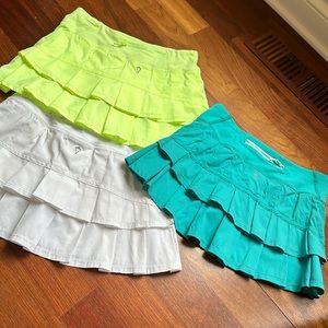 Iviva lululemon girls 10 skort lot